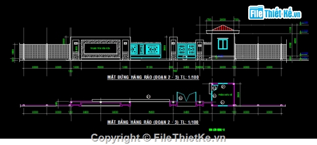 Bản vẽ,Bản vẽ mặt bằng,Bản vẽ autocad,Cổng hàng rào,mẫu hàng rào,file cad mặt bằng